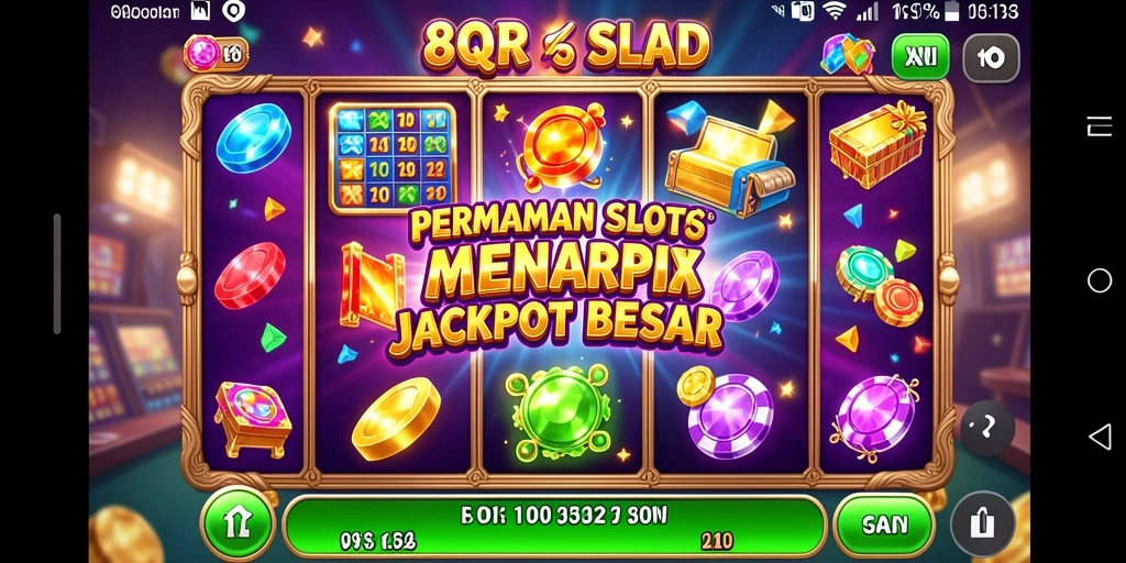 Tampilan gameplay Slot yang menarik dan interaktif di 8QR.