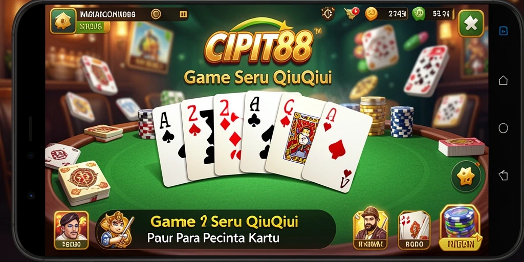 Screengrab dari gameplay QiuQiu di CIPIT88.