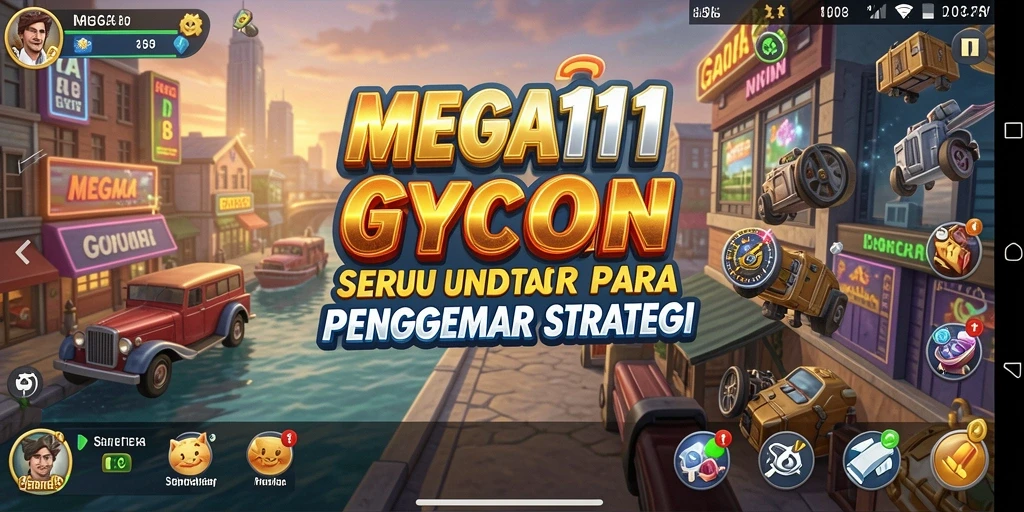 Tampilan gameplay <strong>MEGA111</strong> yang menantang dan interaktif.