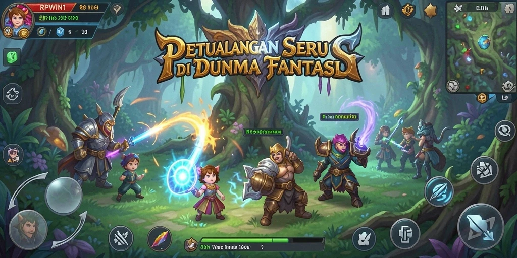 Tampilan screenshot RPWIN1 menunjukkan aksi seru dalam petualangan yang mendebarkan.