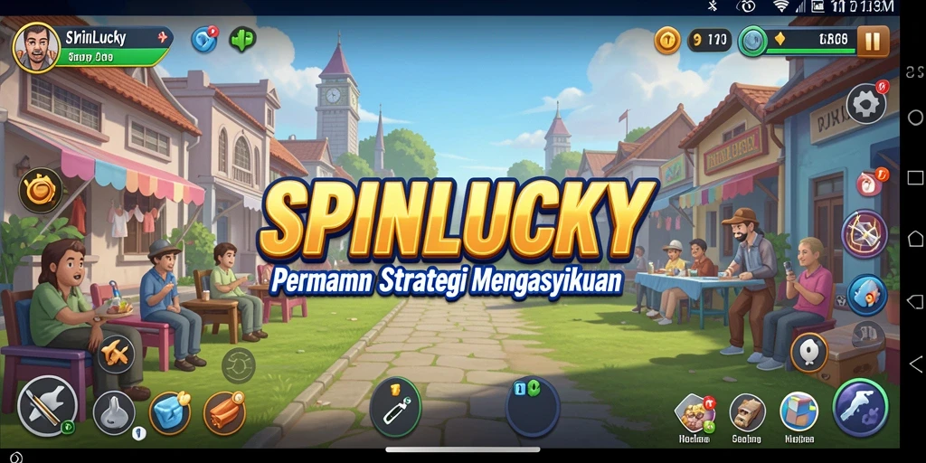 Screenshot gameplay SPINLUCKY yang menarik dan penuh strategi.