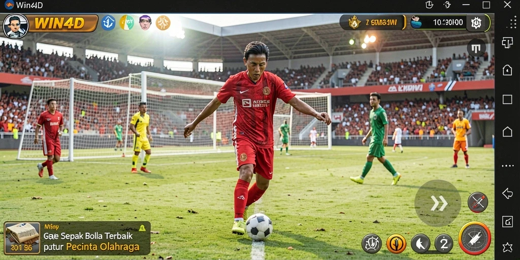 Tangkapan layar gameplay WIN4D yang mengesankan.